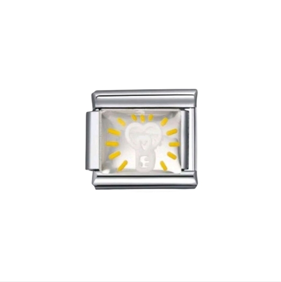Nomination Classic Silver Lightbulb with Heart Love Charm Italian Charm Bracelet - Picture 1 of 11